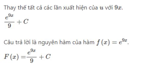 Nguyên hàm e mũ u là gì ? Công thức tính nguyên hàm nhanh và bài tập có lời giải