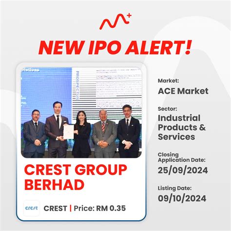 Crest Group Berhad Launches Rm8211 Million Ipo On Bursa Malaysia M