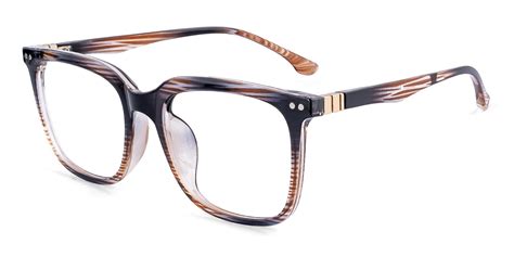 Ephty Square Brown Eyeglasses Frame Abbe Glasses