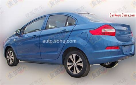 Spy Shots Chery E2 Sedan Seen Testing In China