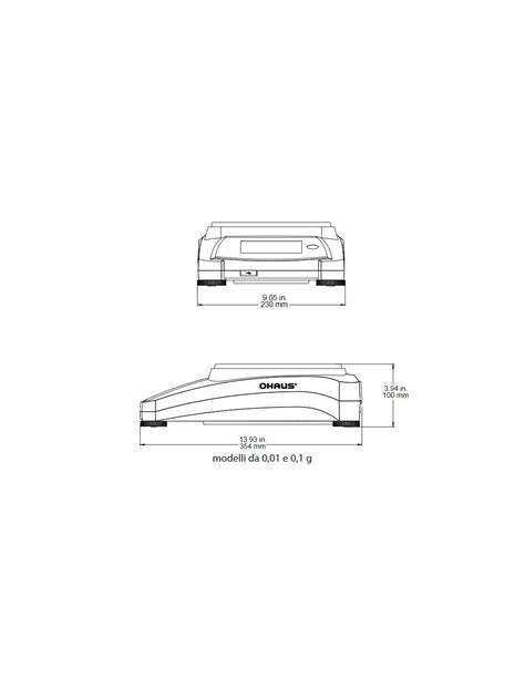 Precision Balance Model Ax422 Manufactured By Ohaus