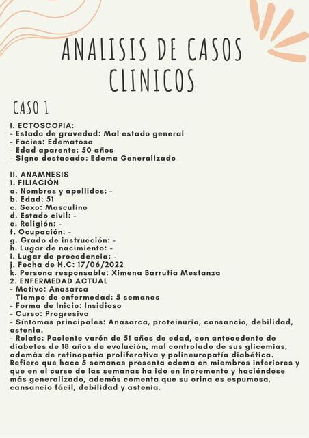 Ejemplo De Analisis De Caso Clinico Actualizado Noviembre 2022 Hot