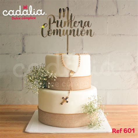 Tortas personalizadas primera comunión y bautizo Cadalia Dulce Cómplice