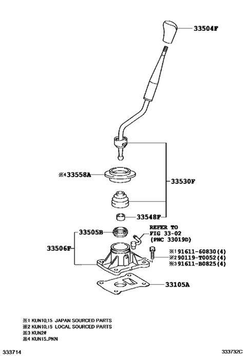 Shift Lever Retainer For Toyota Hilux Runner Truck Kun