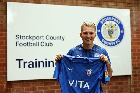 whitfield   summer signing stockport county