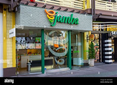 Anaheim Ca Usa November Jamba Juice Store Front Located In