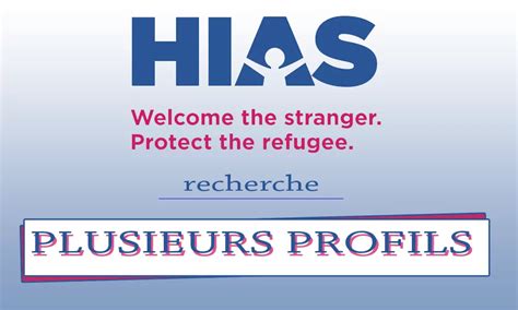 HIAS Recrute Actuellement Plusieurs Profils Dans Diverses Villes Du