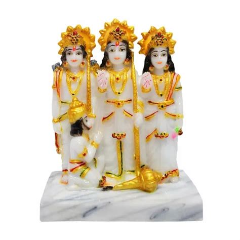 LORD RAM LAXMAN Sita Hanuman Darbar Idol Statue Murti Indien Modèle