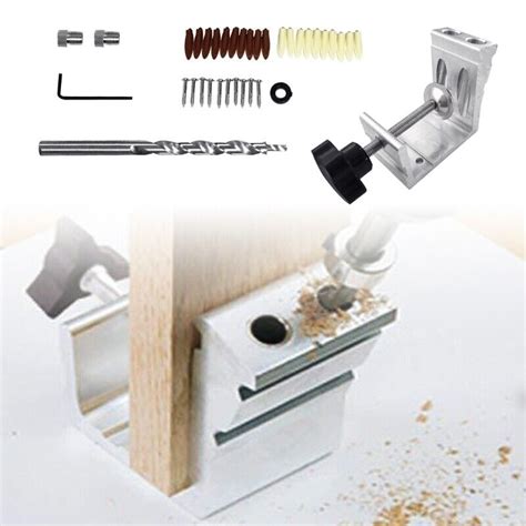 Efficient Pocket Hole Jig Kits Woodworking Inclined Hole Locator