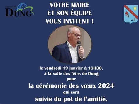 Invitation Aux Voeux Du Maire Mairie De Dung