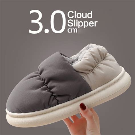 Snow Boots Warm Slippers Men And Women Winter Waterproof Outer Wear