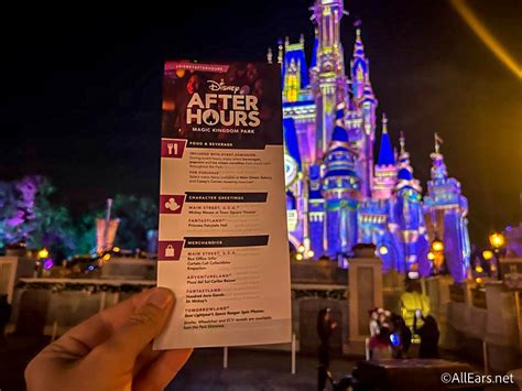 2023 Wdw Mk Magic Kingdom After Hours Events Return Guide Map