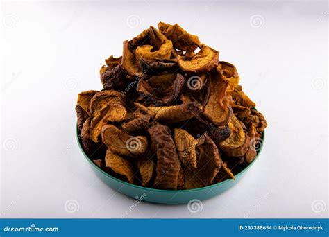 Group Of Dried Apple Pieces Apple Chips Stock Photo Image Of Nature