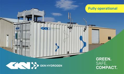 Hydrogen Microgrid Project Operational Using Gkn Hydrogens Metal Hydride Hydrogen Storage