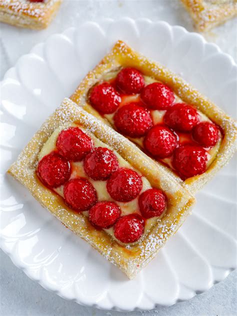 Raspberry Puff Pastry Tart Cookin With Mima