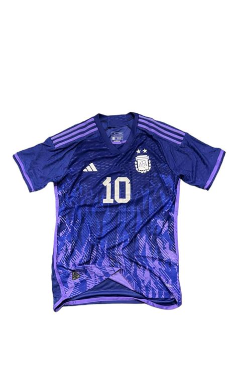 Camiseta Argentina 2022 visitante morada versión jugador 2 estrellas