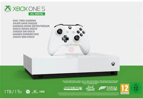 Xbox One S All Digital Edition Price and Release Date Leaked ...