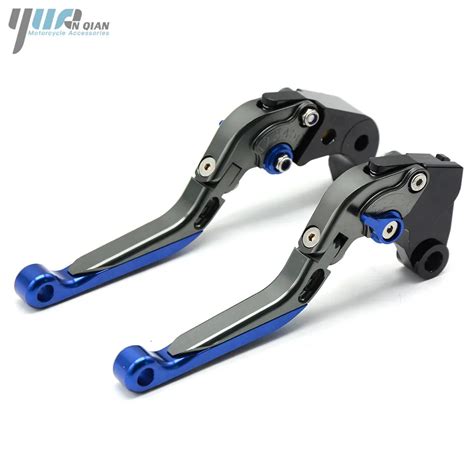 YUANQIAN CNC Adjustable Extendable Brake Clutch Levers For TRIUMPH