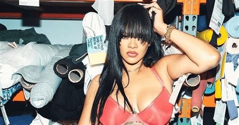 As Rihanna Strip Down To Lingerie Fans Are Distracted By Her Growing Baby Bump