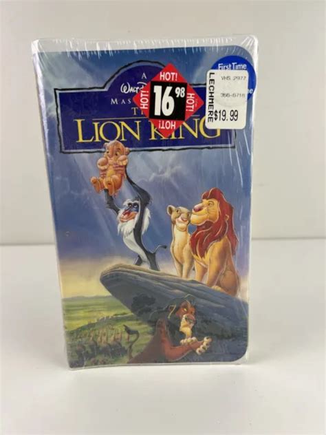 The Lion King Disney Vhs Walt Disney S Masterpiece Collection