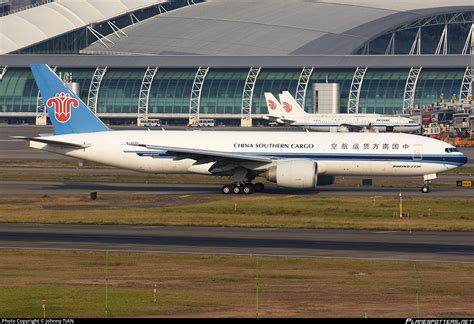 B 2075 China Southern Airlines Cargo Boeing 777 F1B Photo By Johnny