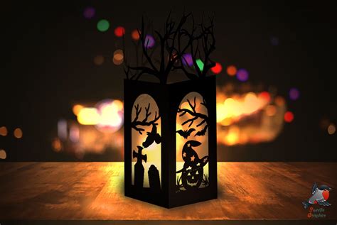 Vintage Paper Halloween Lantern