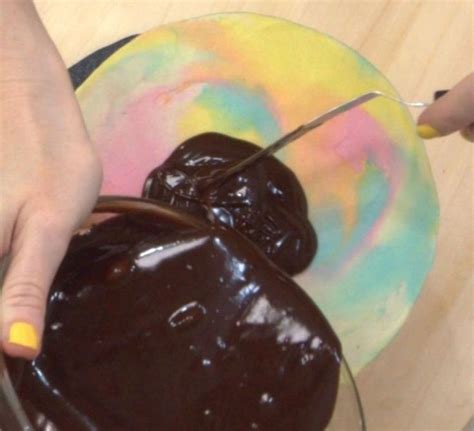 Chef Begins With Frosting Finishes Cake With Stunning Colors