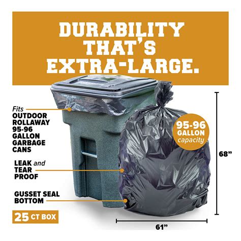 Snapklik Plasticplace Gallon Garbage Can Liners Mil