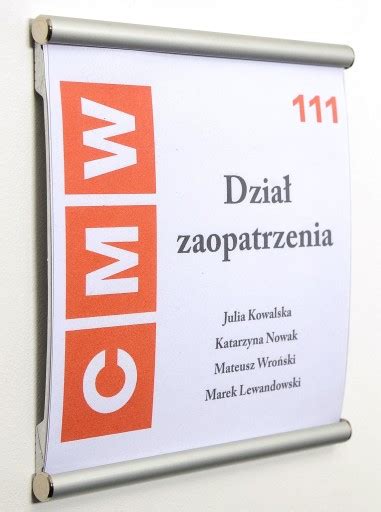 Tabliczka Przydrzwiowa Na Drzwi X Mm Cena Opinie