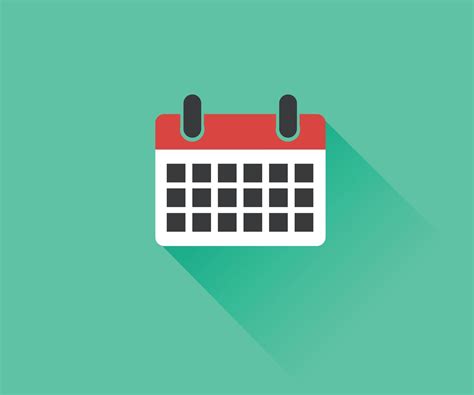 Calendar Icon, logo flat eps. Vector illustration 2290537 Vector Art at ...