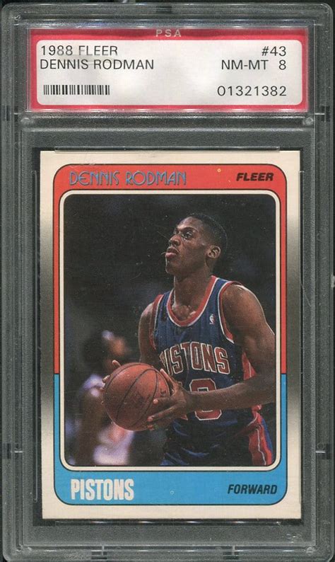 Fleer Dennis Rodman Rc Psa Hof All Star Cards Inc