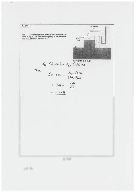 Solution Fluid Mechanics Solved Examples Studypool