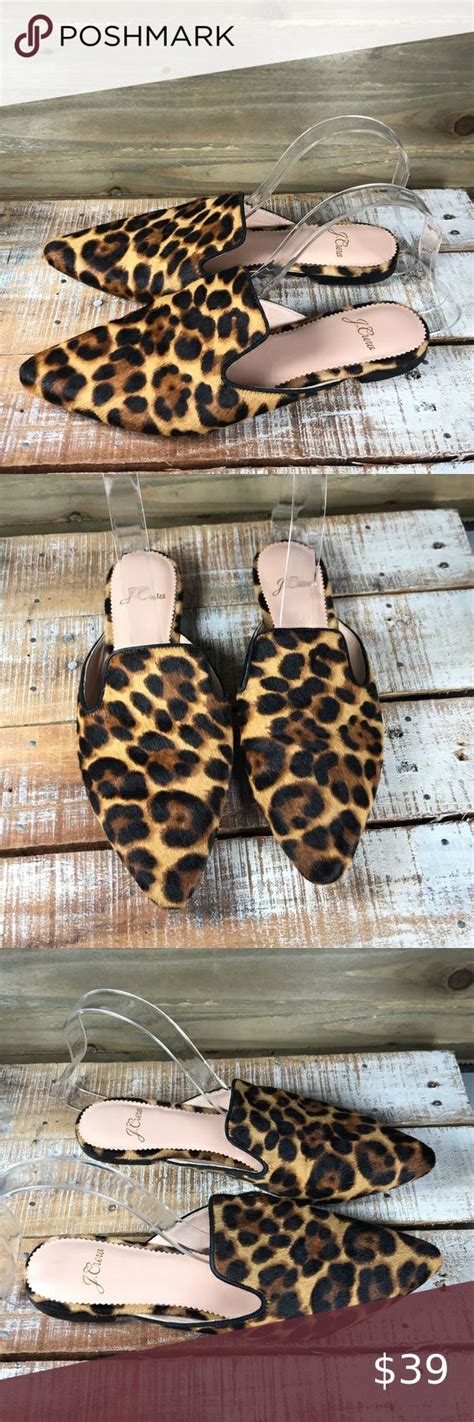J Crew Slip On Cheetah Print Mule Laofers Cheetah Print Cheetah