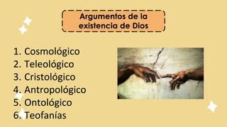 Argumentos De La Existencia De Dios Pptx