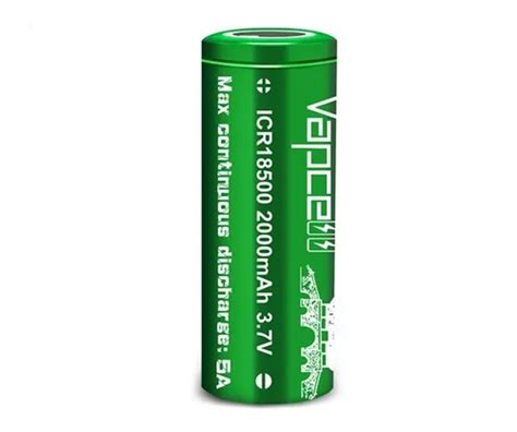 1xbateria Recargable De Ion Litio Vapcell 18500 2000mah Cuotas Sin