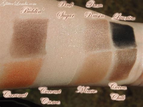 Glitter Lambs: Too Faced Semi Sweet Chocolate Bar Palette Swatches