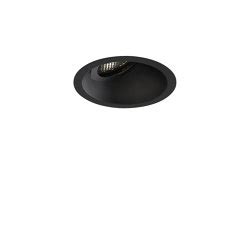 Minima Slimline Round Adjustable Fire Rated Matt Black Architonic