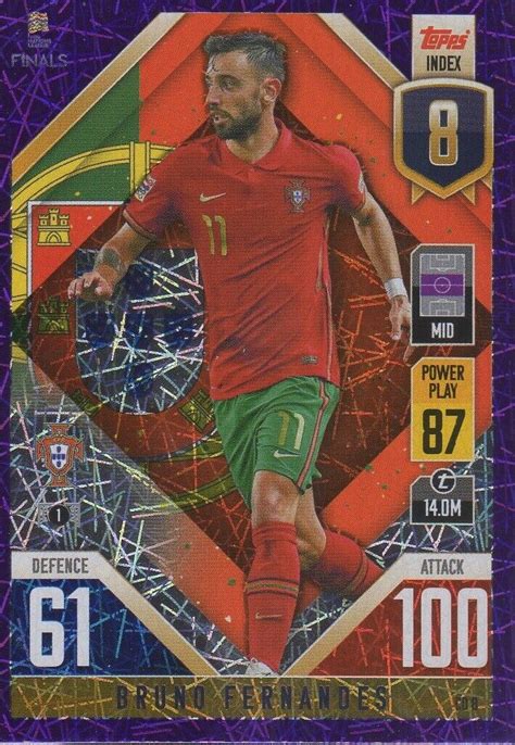 Topps Match Attax Road To Nations League Finals Purple Parallel