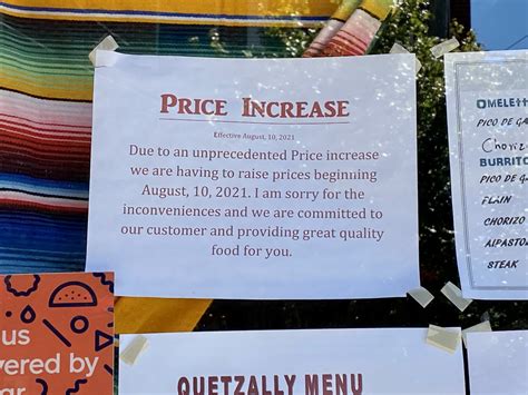 Eric Balchunas on Twitter: "Inflationary sign (literally) in window of