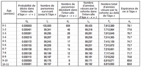 Espérance de vie comprendre son calcul et son importance pour le