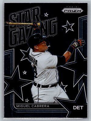 2022 Panini Prizm Star Gazing Baseball SG 6 Miguel Cabrera Detroit