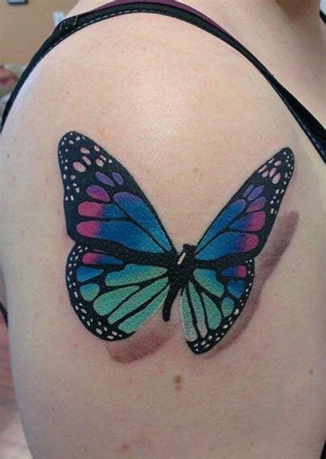 Tatuajes De Mariposas 【hermosas Y Femeninas】 3d Butterfly Tattoo