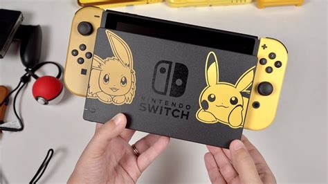 Pikachu Eevee Edition BUNDLE Nintendo Switch Unboxing Lets Go