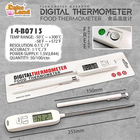 The Baker Digital Food Thermometer C To C Shopee Malaysia