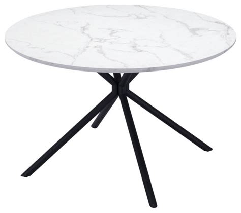 Millie Dining Table White - Midcentury - Dining Tables - by Virgil Stanis Design | Houzz