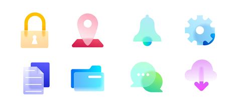 Ui Glass Morphism Icon 10721550 Vector Art At Vecteezy