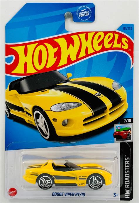 Hot Wheels 2023 Collector 131 250 Hw Roadsters 7 10 Dodge Vipe Kmj Diecast Ii