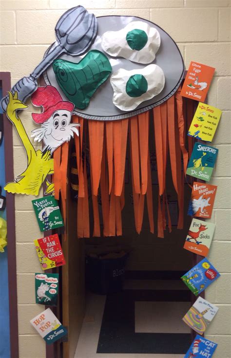 Green Eggs And Ham Door Decor Dr Seuss Crafts Seuss Crafts Dr Seuss