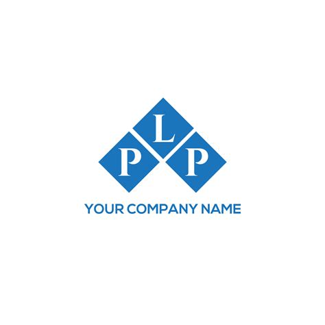 Plp Letter Logo Design On White Background Plp Creative Initials