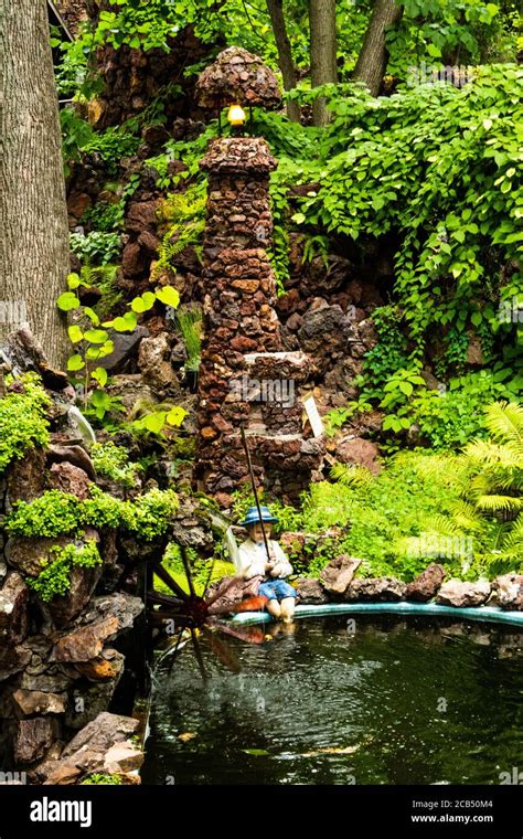 Grotto Gardens Rudolph Wisconsin Stock Photo Alamy